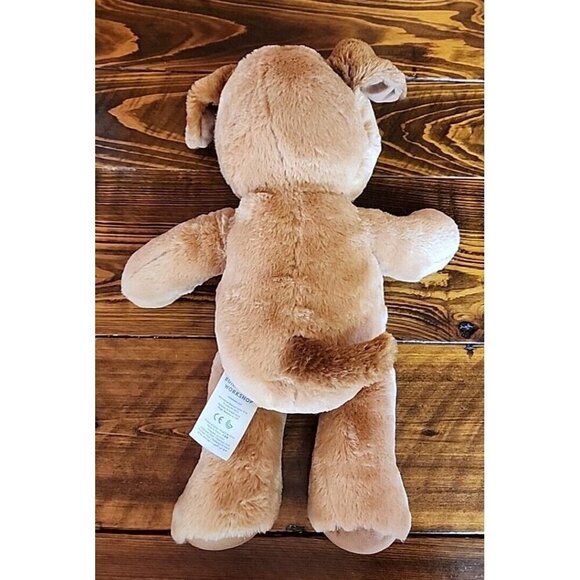 Build A Bear Workshop BABW 15" Brown Dog Chocolate Chunk pup 2017 Plush - Picture 4 of 12
